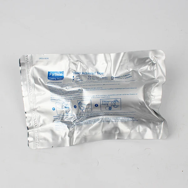 Water Activated Tapes With Putty and  Pipe Repair Tape Fiber Glass Fiber Wrap Tape