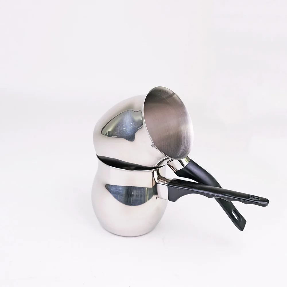 Large-capacity stainless steel turkish  coffee cup Coffee Warmer Pot milk pot