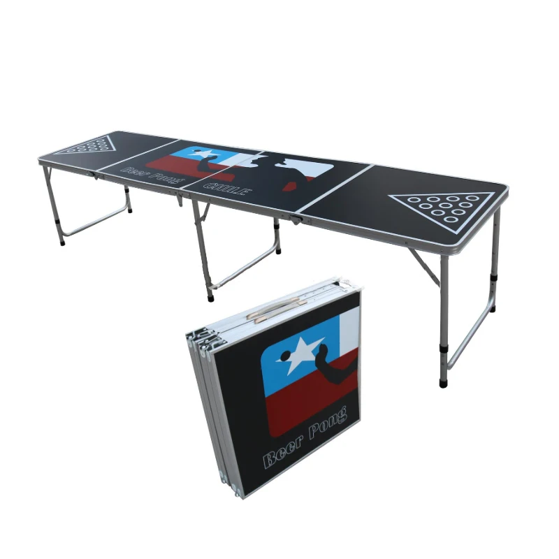  Складной портативный алюминиевый Пивной Стол для понга игровой стол игр на открытом