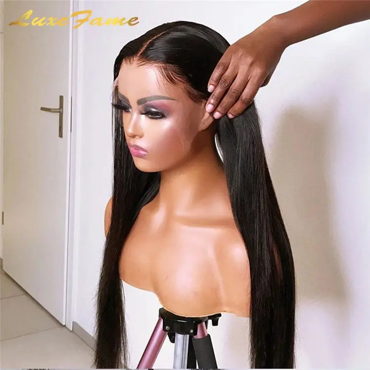 Double Drawn Bone Straight Wigs Vietnam,15a Grade Brazilian Human Hair Wigs Brazilian Hair,Natural Hair Wigs For Sale In Jeddah