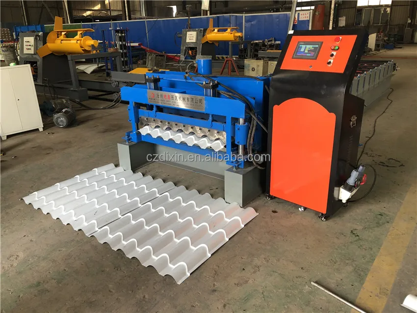roofing sheet rib type ibr box profile roof tile panel making roll forming machine machinery production line