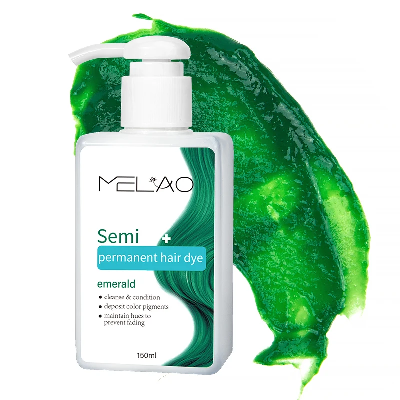 Wholesale Private Label Enhance  Deepen Natural Color-Treated Hair  Semi-permanent hair dye for 18 colors Coverage