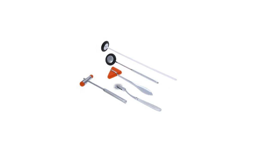 5 IN 1 Medical Neurological Massager Hammer Multifunctional Percussor Diagnostic Reflex Percussion Hammer Set