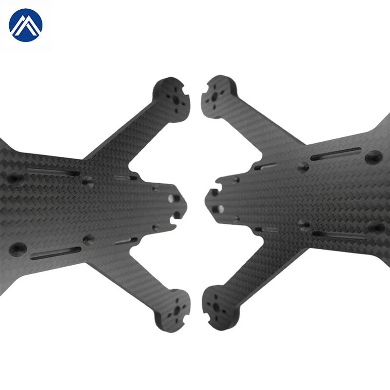 Custom cnc machining accessories carbon fiber cnc service  cnc cutting 3K carbon fiber plate sheet for unmanned aerial vehicle