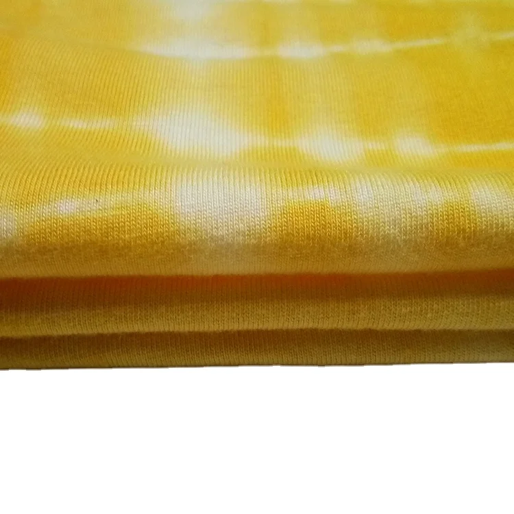 
Tie dyed 60% cotton 40% modal jersey knit fabric 18003775 