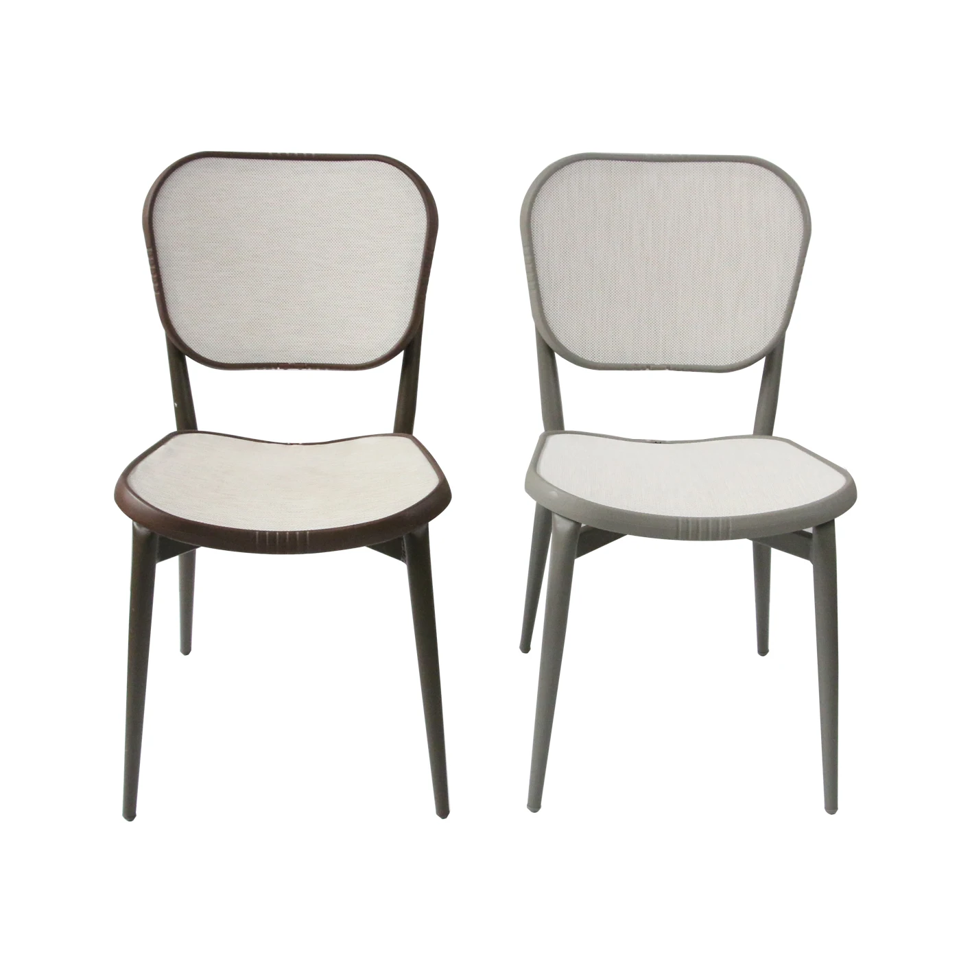 Relax Cafe Garden Fabric Cheap Stackable Furniture Aluminium Outdoor Chair