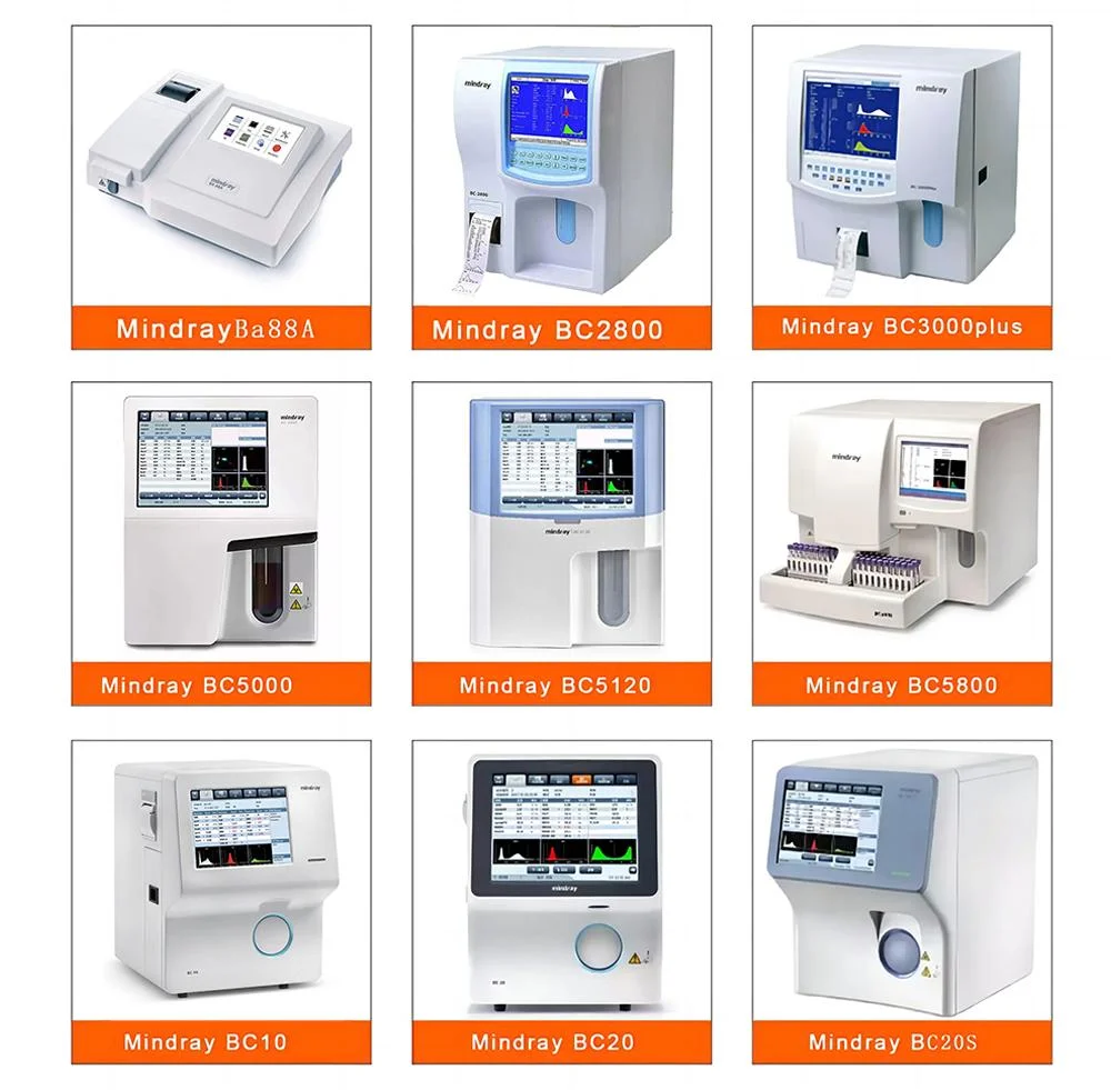 Mindray full automatic cbc test machine 3-part differentiation hematology analyzer mindray bc 3000 plus