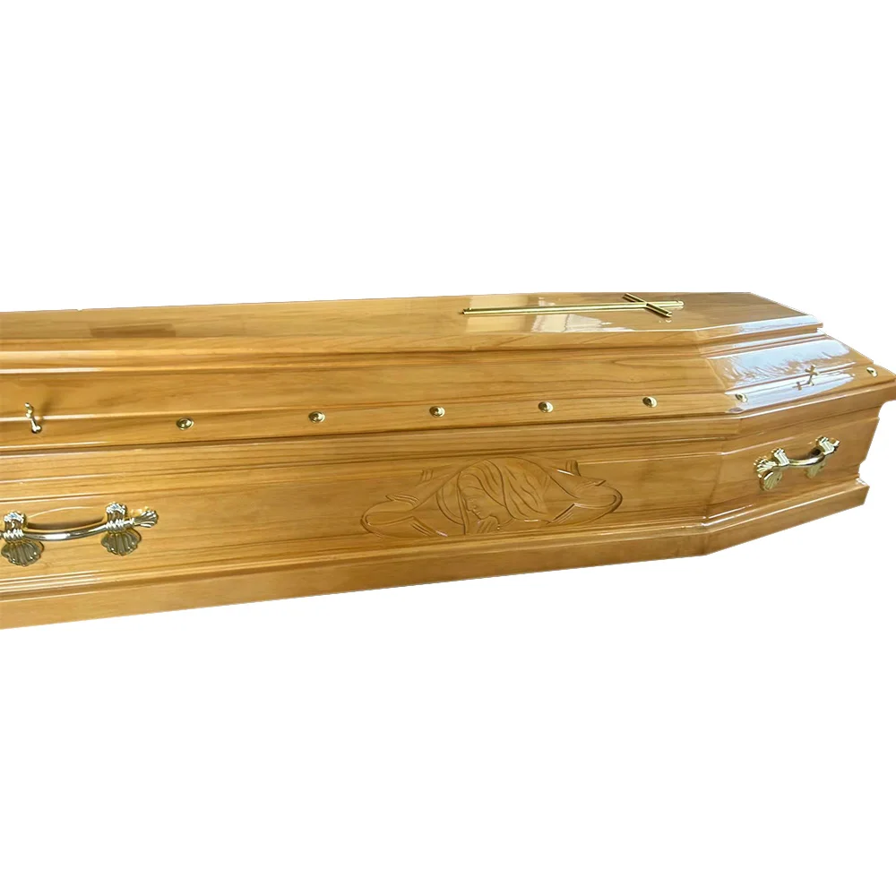Funeraria Coffins Manufactures Paulownia Wood Casket