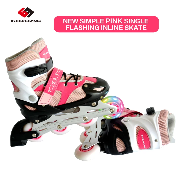 Adjustable 4 PVC Wheel Roller Skating Shoes High Quality Hot Quad Inline Skate for Sale Cheap Price Wholesale Professional Kids