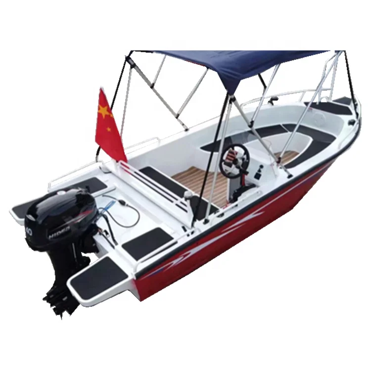 Direct Price High Quality Small Aluminium Pleasure Boat Outboard Speed Boat for Sale