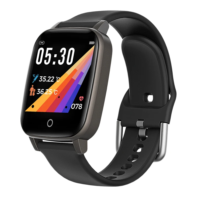 RTS умные часы 24 часа монитор температуры тела reloj montre relogio inteligente blootooth умные часы T1