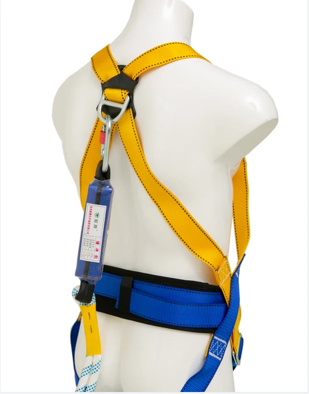 Construction or Building Full Body Safety harness Fall Protection 3 Point Protective Safety Belt