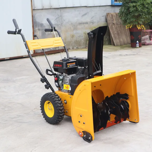 Loncin двигатель 6.5HP электрический запуск двухступенчатый газовый снегоочиститель с