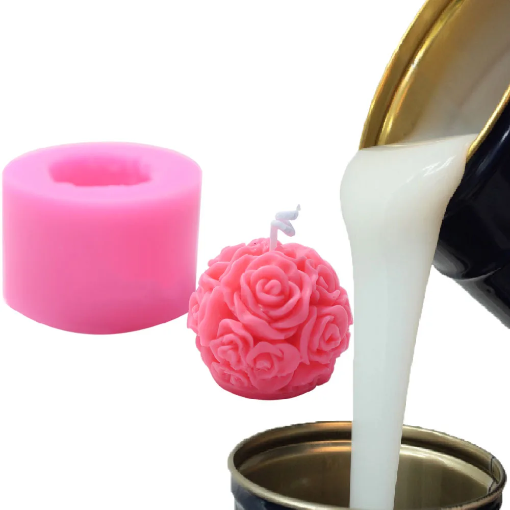 liquid silicone rubber for making parts concrete statue molds Low viscosity for concrete planter