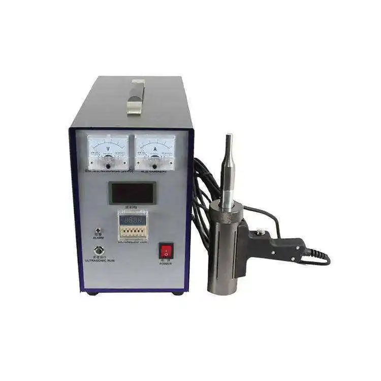 28khz Handheld Ultrasonic Plastic Welders 500w Portable Spot Welding Machine For Protector Card Plastic Slab Toploader