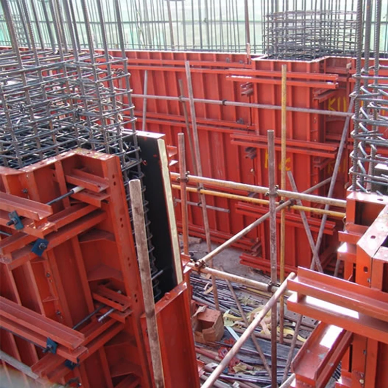 Reusable Profiled Steel Slab Wall Column Concrete Formwork For Construction