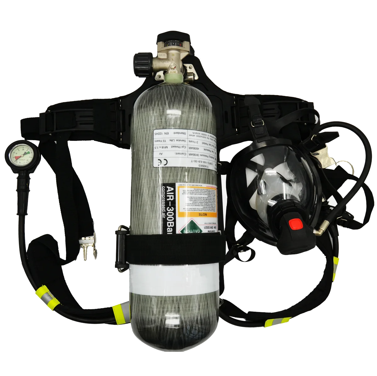 CE SCBA Effectual Easyly-operating 6.8L Carbon Fiber Cylinder SCBA