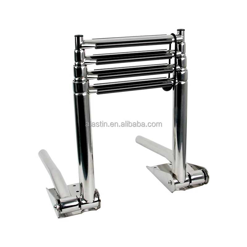 Hot Sale Stainless Steel Boat Ladder With Handrials Durable Marine Hardware For Boat