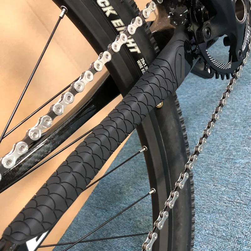 MTB Bike Removeable Stickers Anti-Skid Push Guard Frame Cover Road Bicycle Paster Frame Scratch-Resistant down tube Protector