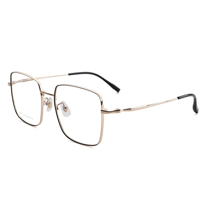 Aochi Cheap Hinge Alloy Optical Glasses for Men Rectangular Frame Unisex for Adults