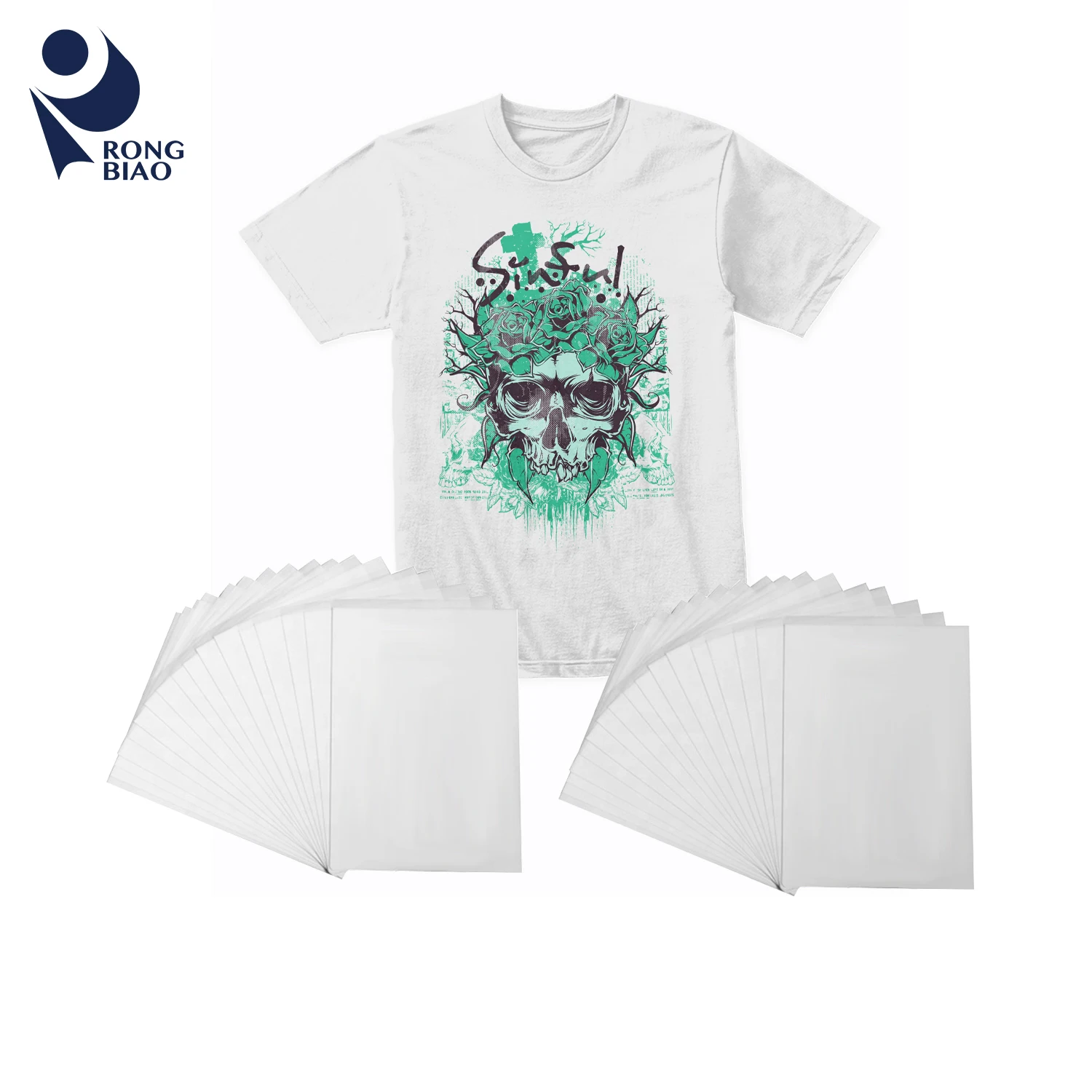 A4 Transparent DTF PET Paper Pet Film Heat Transfer A4 DTF transfer Film For Transfer Printing