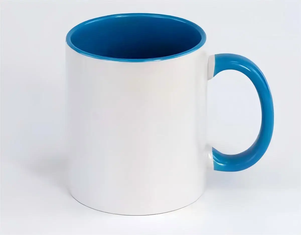 11oz Products for Sublimation Blanks Coated Inner and Handle Color Cups Mugs for Sublimation