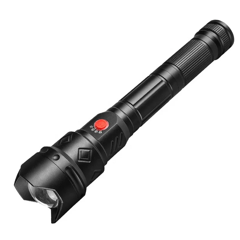 
High Power Zoom LED Waterproof USB Rechargeable Ultra Bright Torch Light 2000 Lumen Tactical Flashlight 