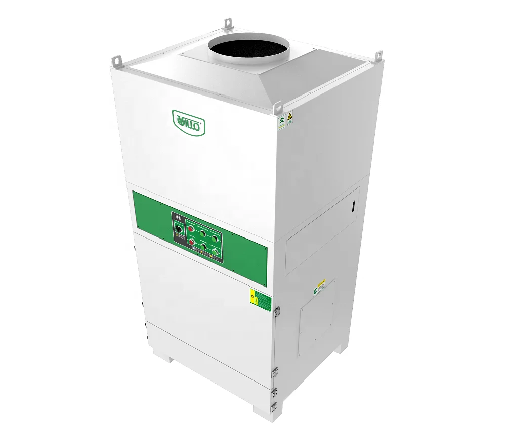 3KW Pulse Jet Cleaning Industrial Dust Collector for Sandblasting Sawing Banding Machine