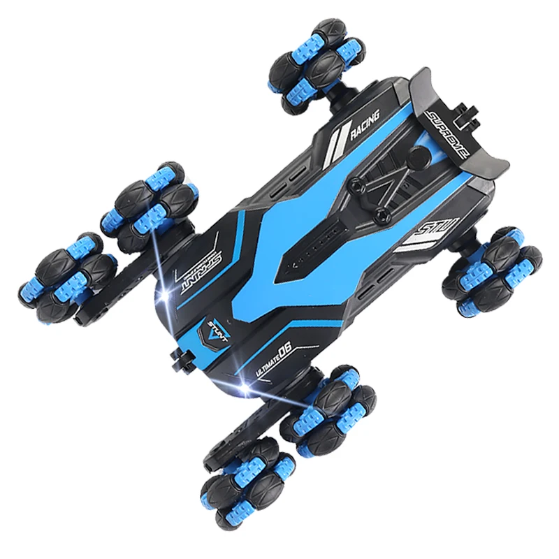 Best Selling Professional Manufacturer Six Wheel 2.4G Remote Control Acrobatism RC Stunt Car Toys For Kids