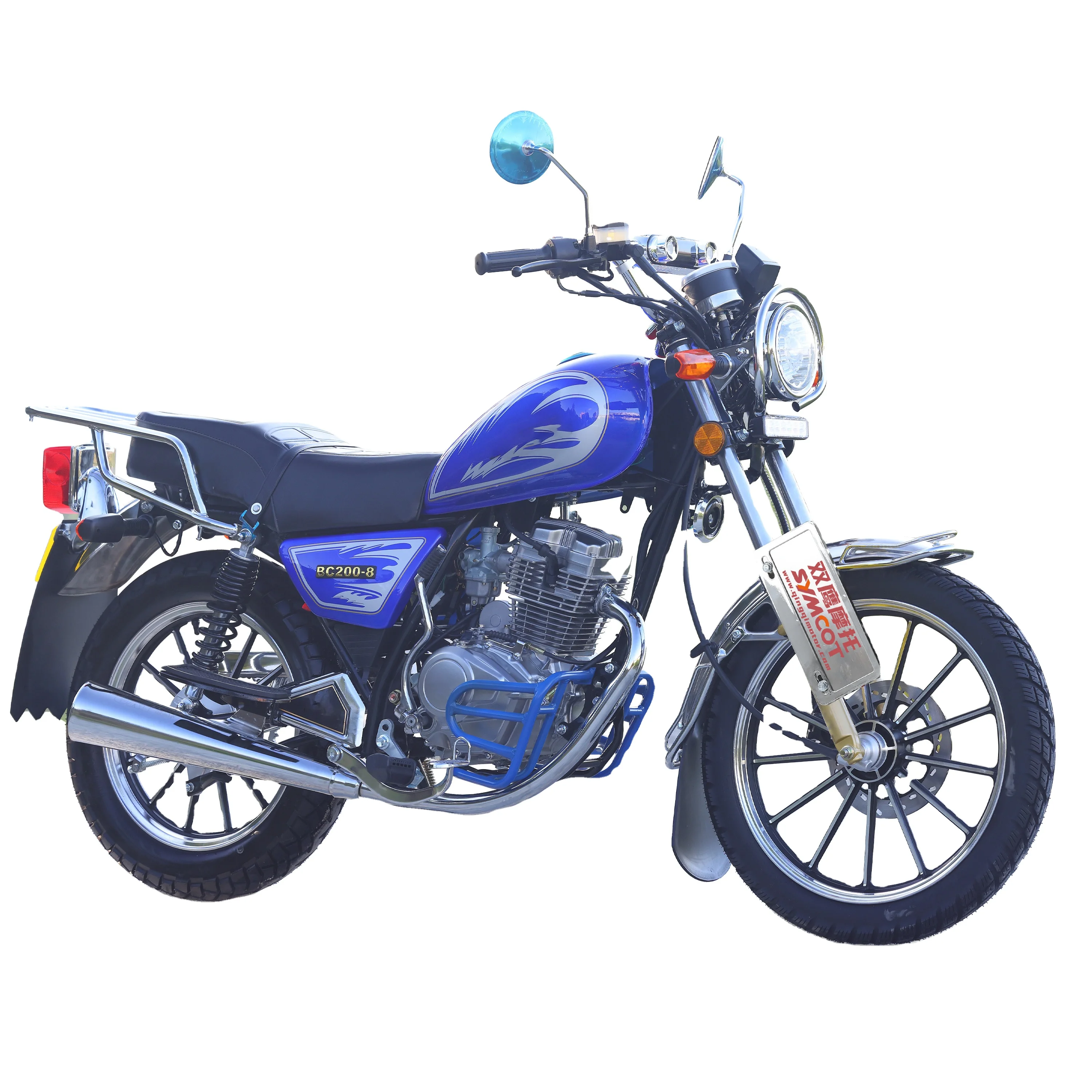 Factory Direct Sell 125cc 150cc 200cc Motorcycle New Model LED Lights Gasoline Motos