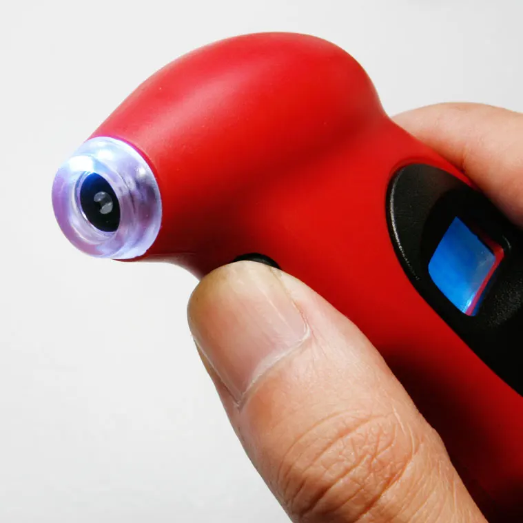 
Blue LCD backlight digital tire pressure gauge with LED torch CE Rohs certificate 4 units BAR KPA KG/CM^2 150PSI 