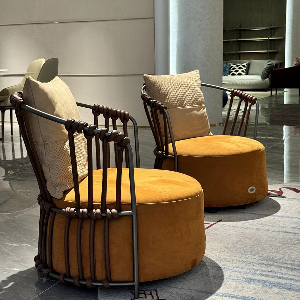 Foshan furniture premium modern luxury hotel office leather boucle sofa set minimalist couch beige luxury sofas