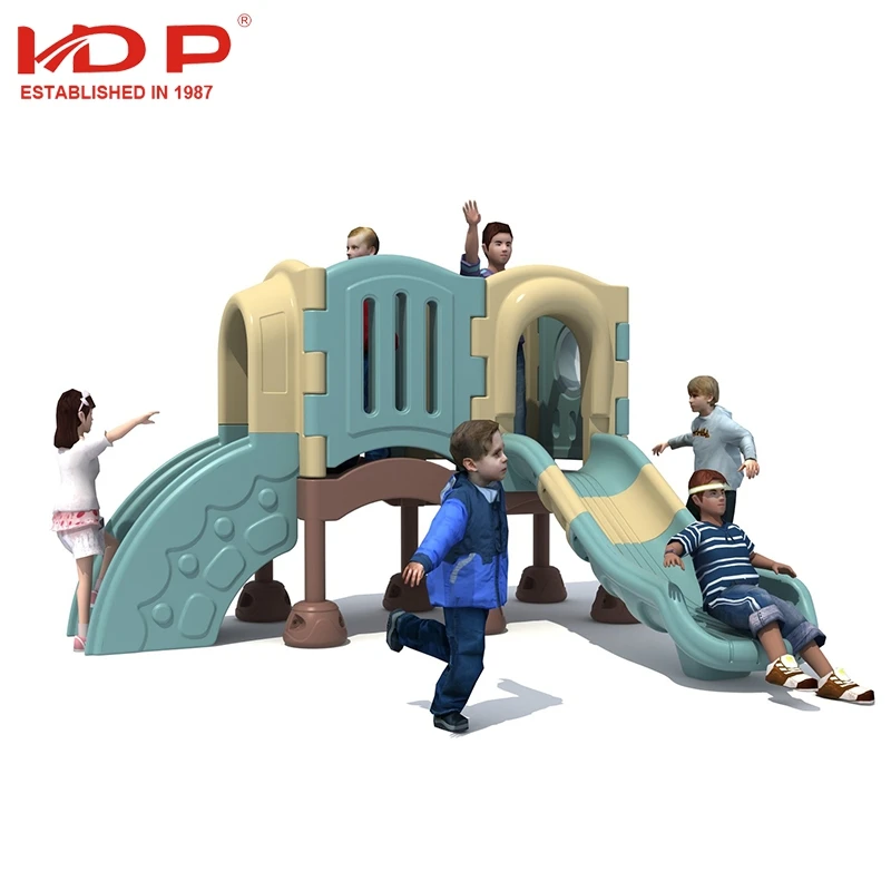 HUADONG 2024 factory supply wholesale commercial customized kids plastic outdoor playground equipment