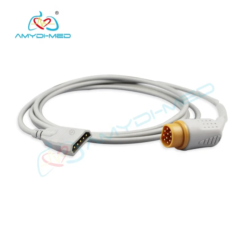 Compatible For Abbot 6P6C Jack Transducer Invasive Cable For Drager Adapter Cable IBP Cable