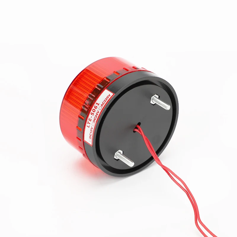 LTE-5061 Mini led warning light silent flashing warning strobe light AC 220V waterproof beacon led warning safety light
