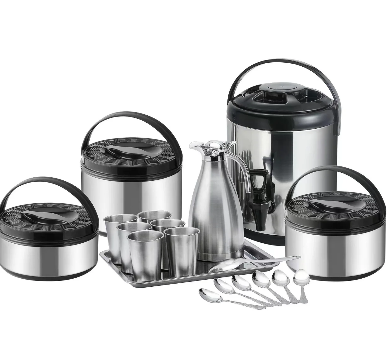 19PCS ROYAL STAINLESS STEEL LUNCH BOX SET