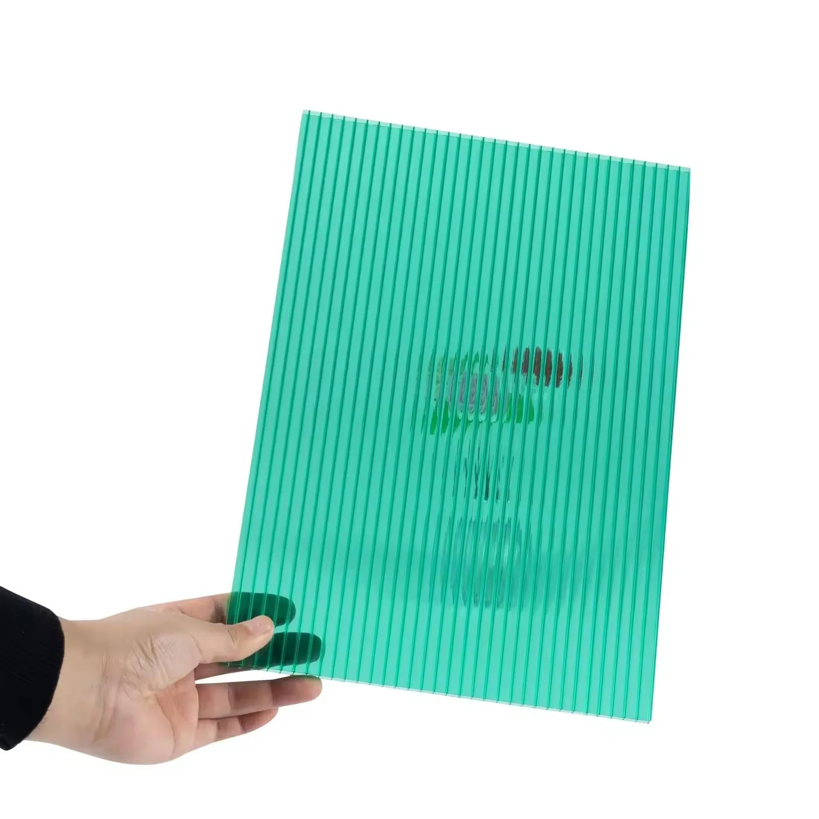 5mm 10mm multiwall panels sun shade polycarbonate hollow sheet for car shelter 5mm twin wall hollow polycarbonate sheet