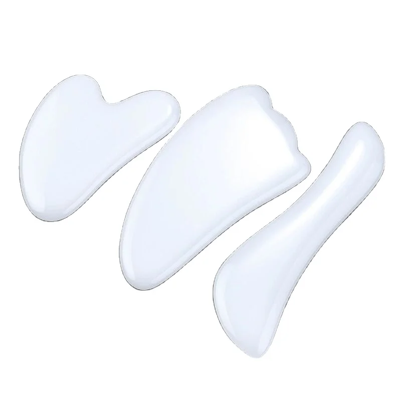 Natural White Quartz Gemstone Beauty Guasha