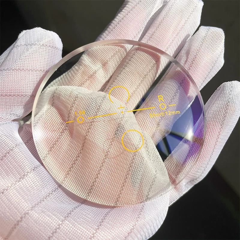 High Quality Semi finished 1.56 Progresssive lenses glasses blue cut lenses hmc optical lens wholesale