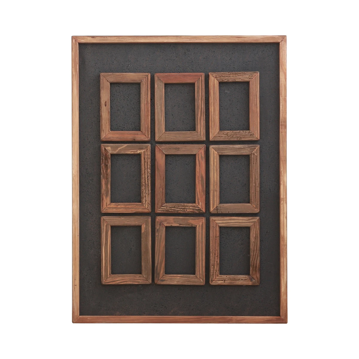 Artistic Design Wall Decor Square Painting Wooden Frame Picture for Interior Living Room Bedroom Home Wall Decoration