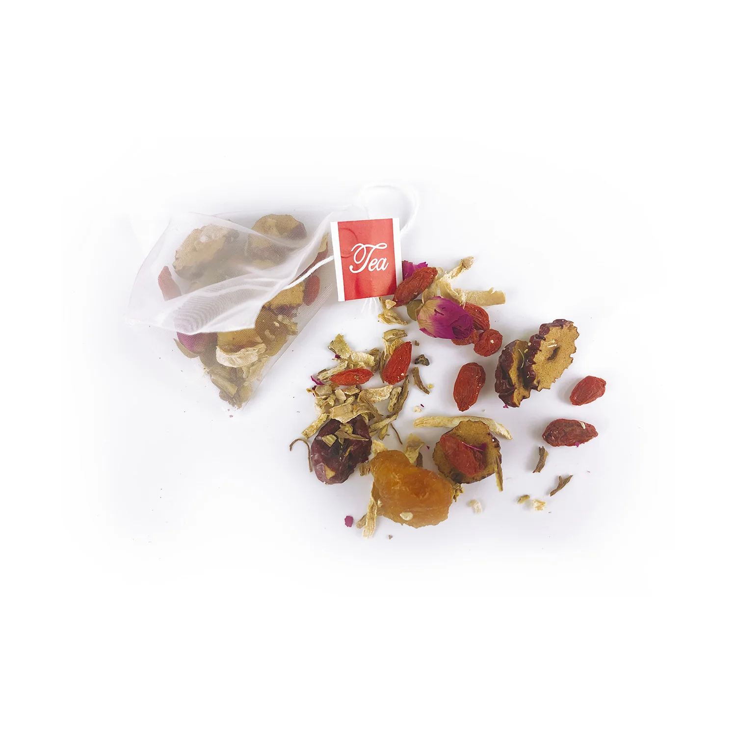 private label 100% herbal Organic loose blooming womb wellness fertility tea 100% natural for Female Relief Women Period Pain