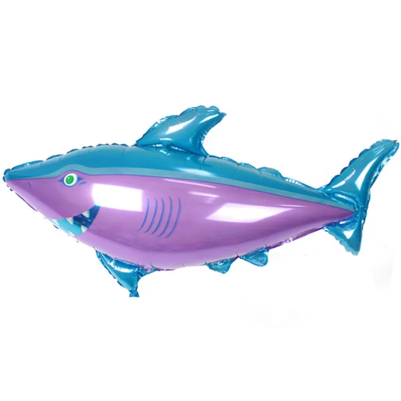Wholesale Discount New Design Shark Shaped Foil Helium Inflatable Flying Fish Towable Balloon