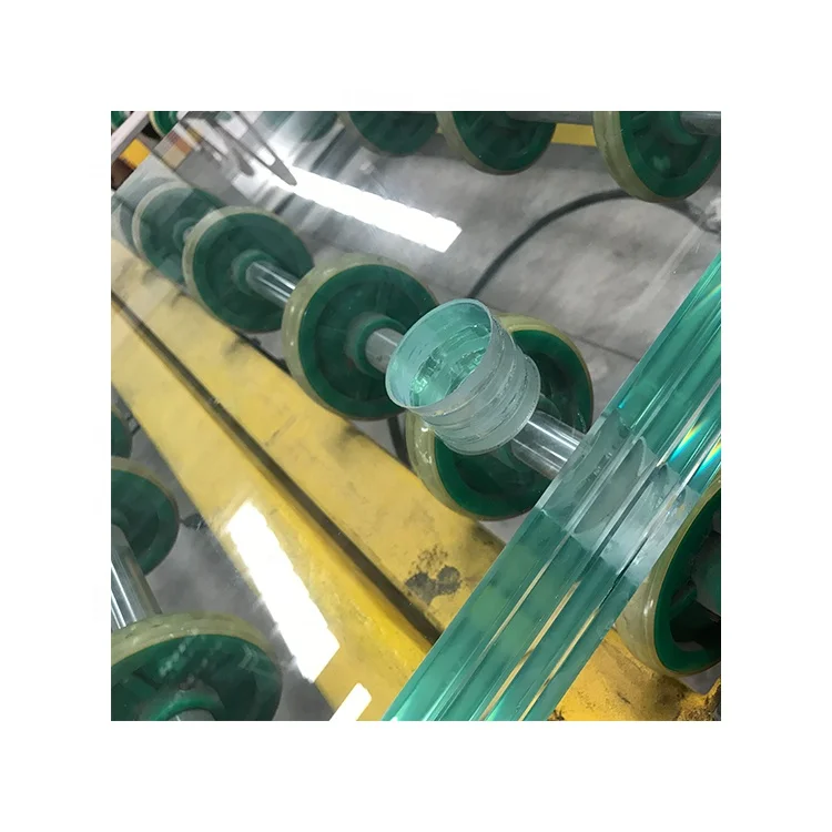 PVB SGP Tempered Laminated Glass Clear Toughened Flat Curved 6.38mm to 40.28mm