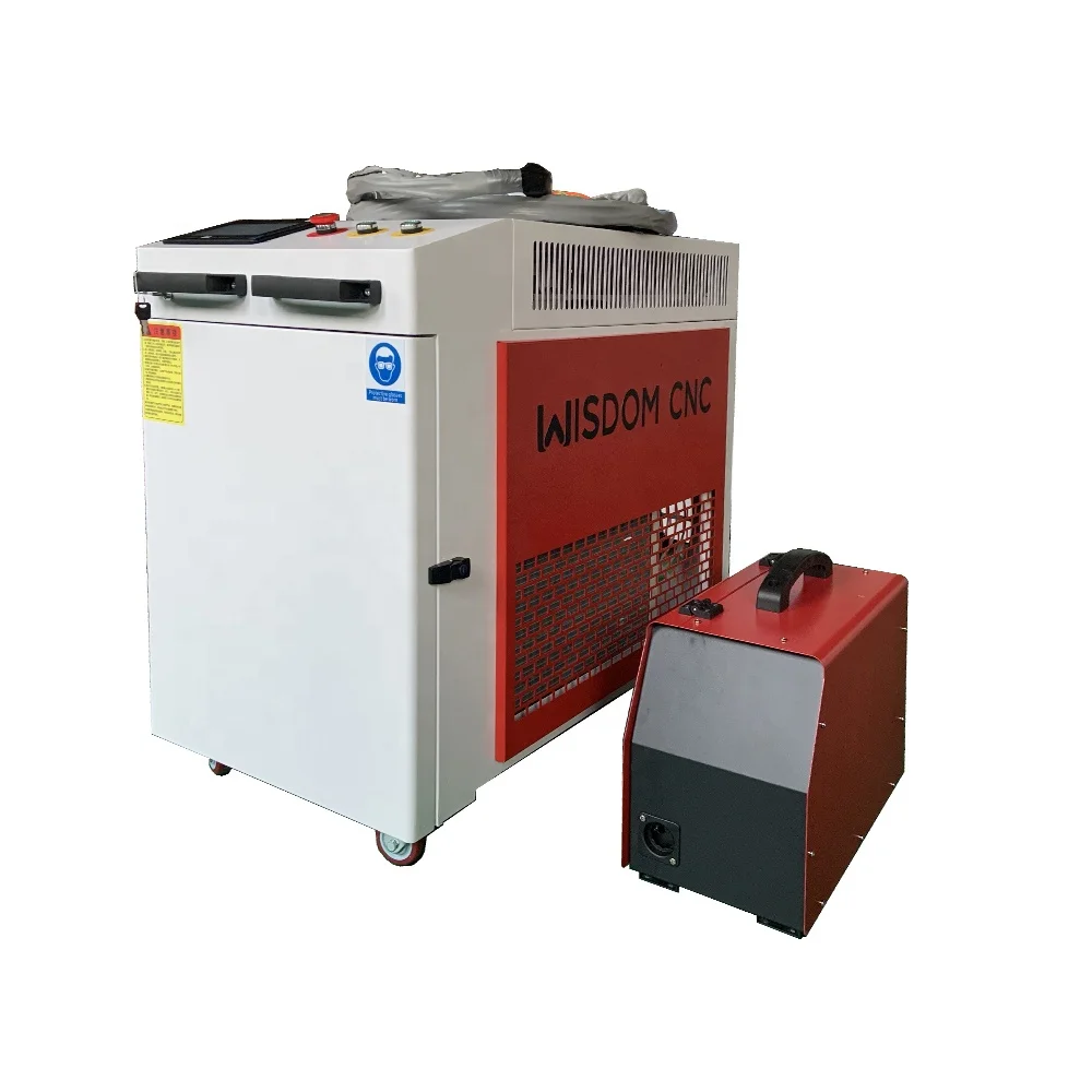 WISDOM CNC handheld lazer welder fiber laser welding and cutting machine 1500w 2000w