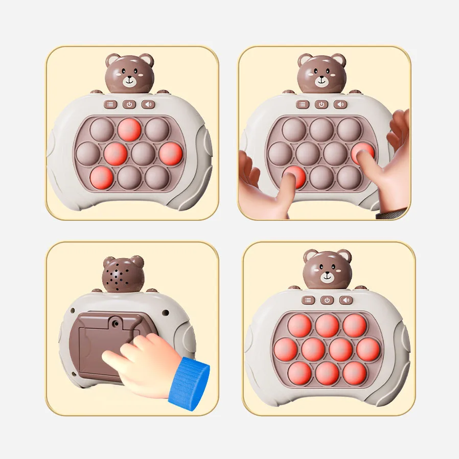 Children Adult Educational Toy Handheld Memory Game Quick Push Fidget Toys Stress Relief Pop Press Toys