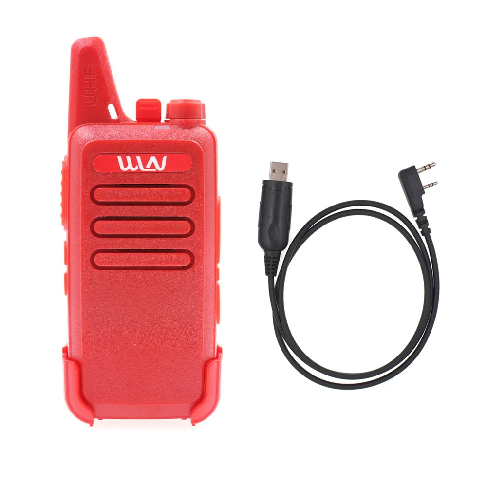 Mini Handheld Radio Wln Kd-c1 Uhf 400-520mhz 5w Power 16 Channel Kdc1 Transceiver With Charger Desktop Work Walkie Talkie
