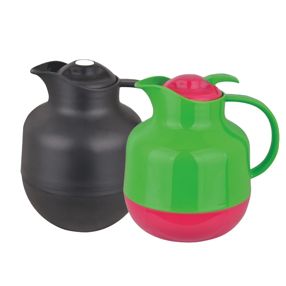 PLASTIC GLASS LINER INSULATED THERMOS GLASS REFILL THERMAL VACUUM JUG COFFEE POT TEAPOT WATER JUG 1.0L