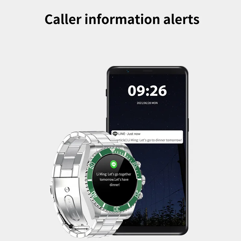 AW12 Smart Watch BT Call Men Business Classic Smartwatch with Heart Rate Blood Oxygen Monitor Fitness Tracker Smart Watches