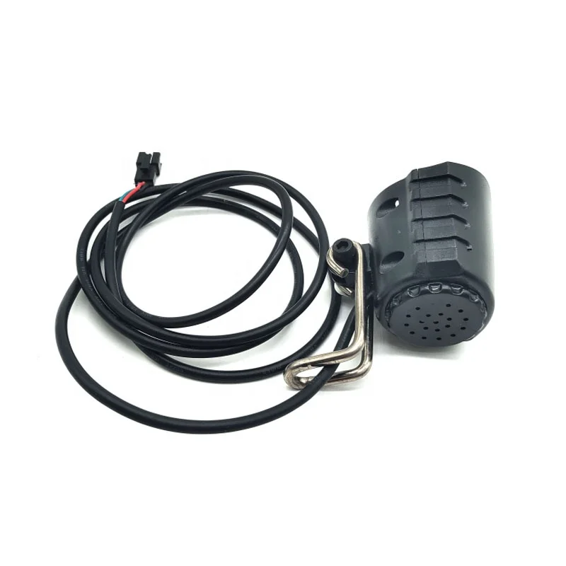 Ebike Bicycle Waterproof Rechargeable Front Light With Horn Headlight For Electric Bike Accessories Flashlight Alarm Horn