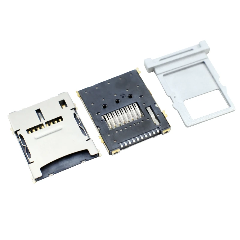 1.8mm Push type micro SD TF card adapter socket connector P/N102314662